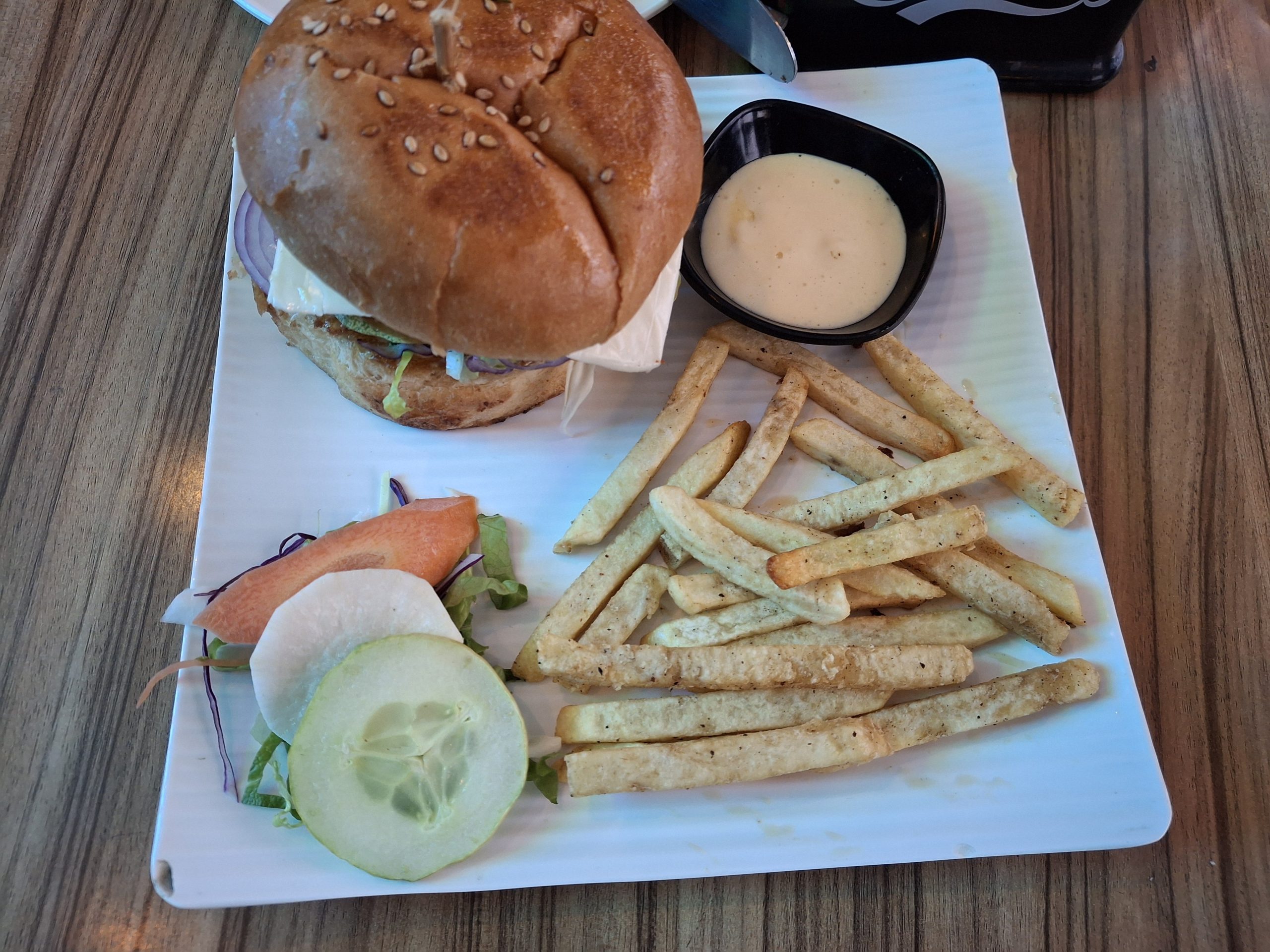 Veggie Burger with Cheese